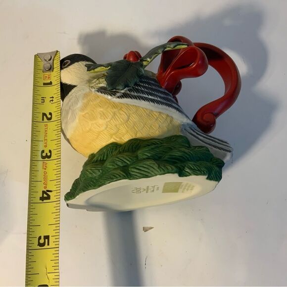 Lenox Chickadee Creamer Figurine For the Holidays Christmas Bird Winter Greeting - Picture 9 of 9